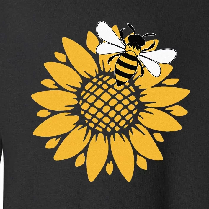 Bumblebee Sunflower Springtime Save The Bees Honeybee Toddler Sweatshirt