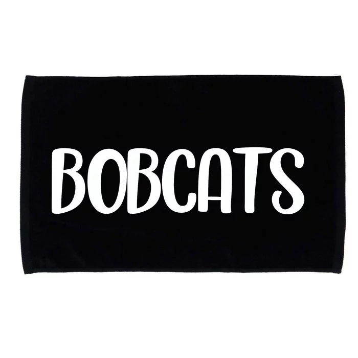 Bobcats School Spirit Team Mascot Teacher Gift Microfiber Hand Towel