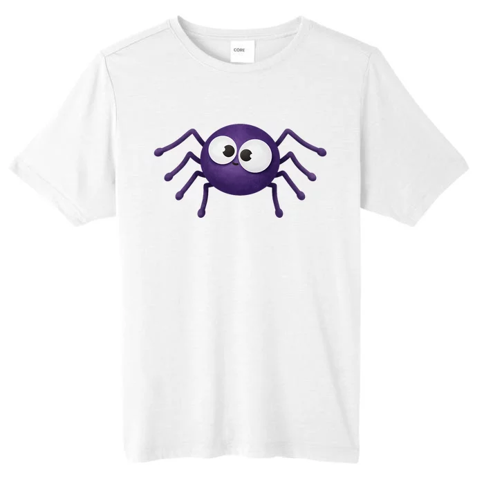 Blue Scary Spider Halloween ChromaSoft Performance T-Shirt