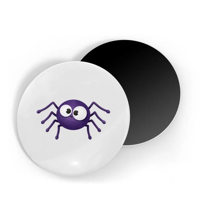 Blue Scary Spider Halloween Magnet