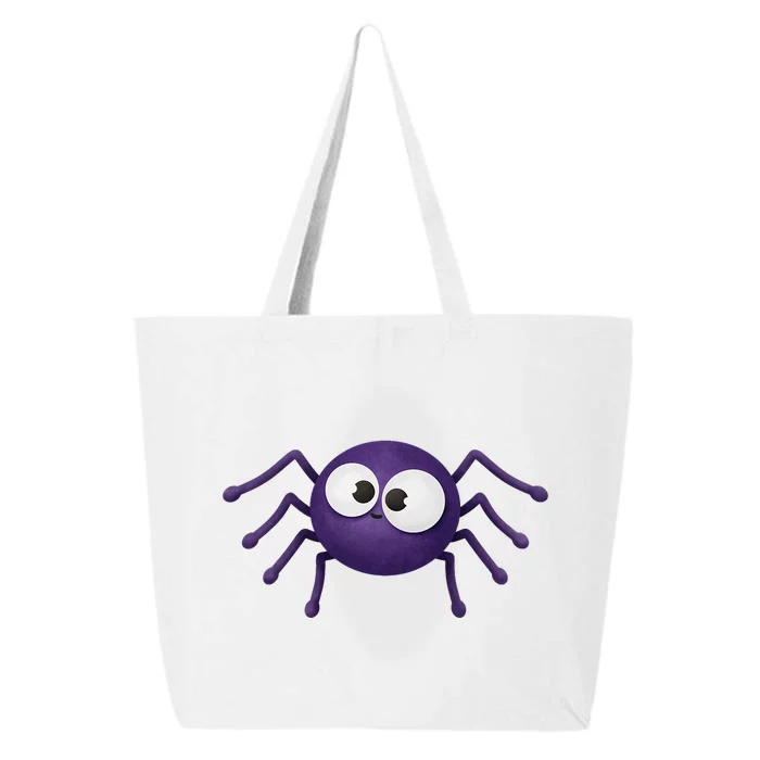 Blue Scary Spider Halloween 25L Jumbo Tote