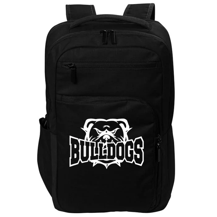 Bulldogs School Sports Fan Team Spirit Impact Tech Backpack