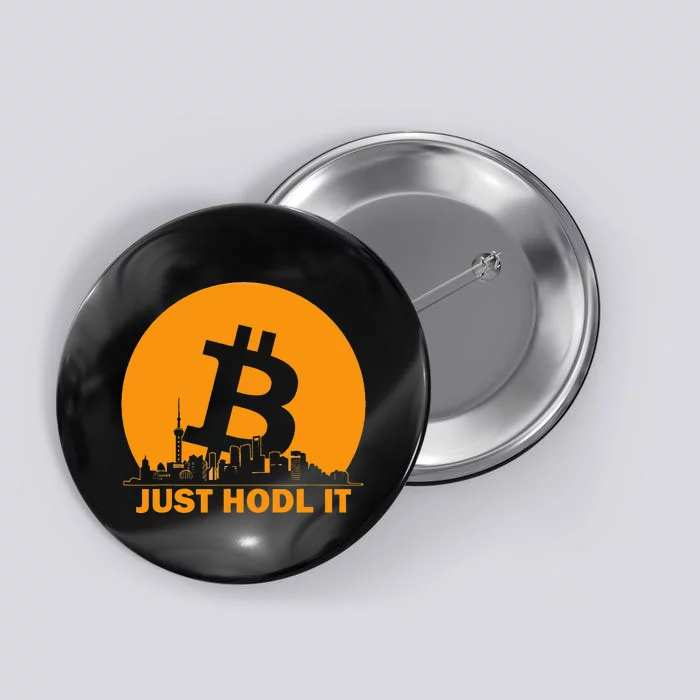 Bitcoin Shanghai Skyline Shanghai Bitcoin Maximalist Button