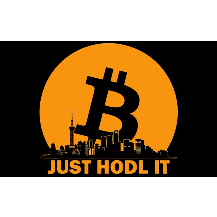 Bitcoin Shanghai Skyline Shanghai Bitcoin Maximalist Bumper Sticker