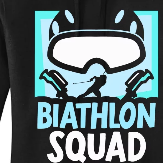 Biathlon Squad Sports Biathlons Biathlete Women's Pullover Hoodie