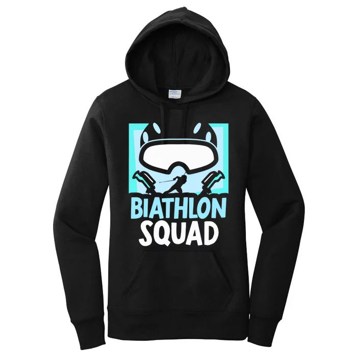 Biathlon Squad Sports Biathlons Biathlete Women's Pullover Hoodie