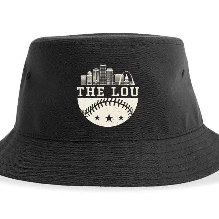 Baseball Season St. Louis The Lou Fan Hometown Sustainable Bucket Hat