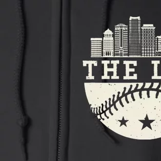 Baseball Season St. Louis The Lou Fan Hometown Full Zip Hoodie