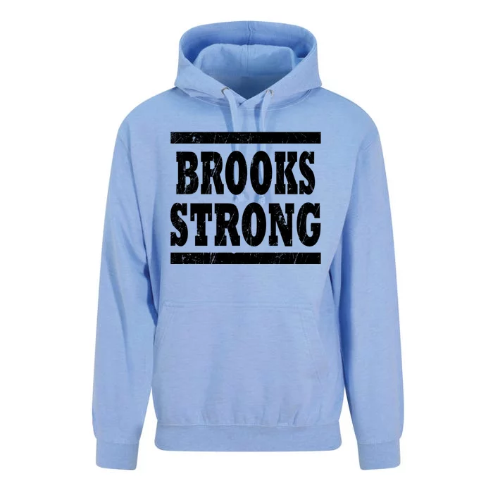 Brooks Strong Squad Family Reunion Last Name Team Custom Gift Unisex Surf Hoodie