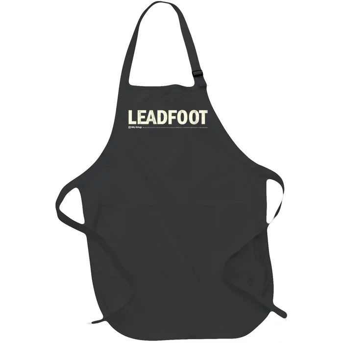 Billy Strings Store Bumper Sticker Leadfoot Full-Length Apron With Pocket