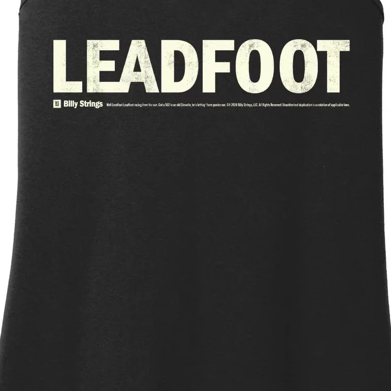 Billy Strings Store Bumper Sticker Leadfoot Ladies Essential Tank