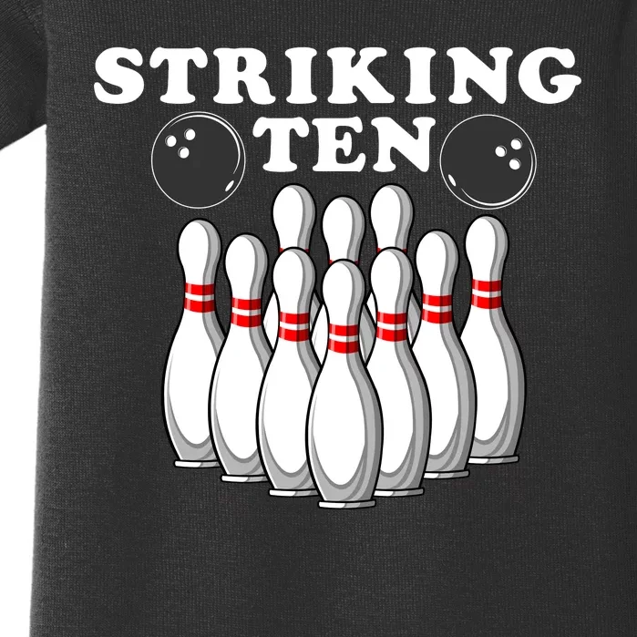 Bowling Striking Ten Baby Bodysuit