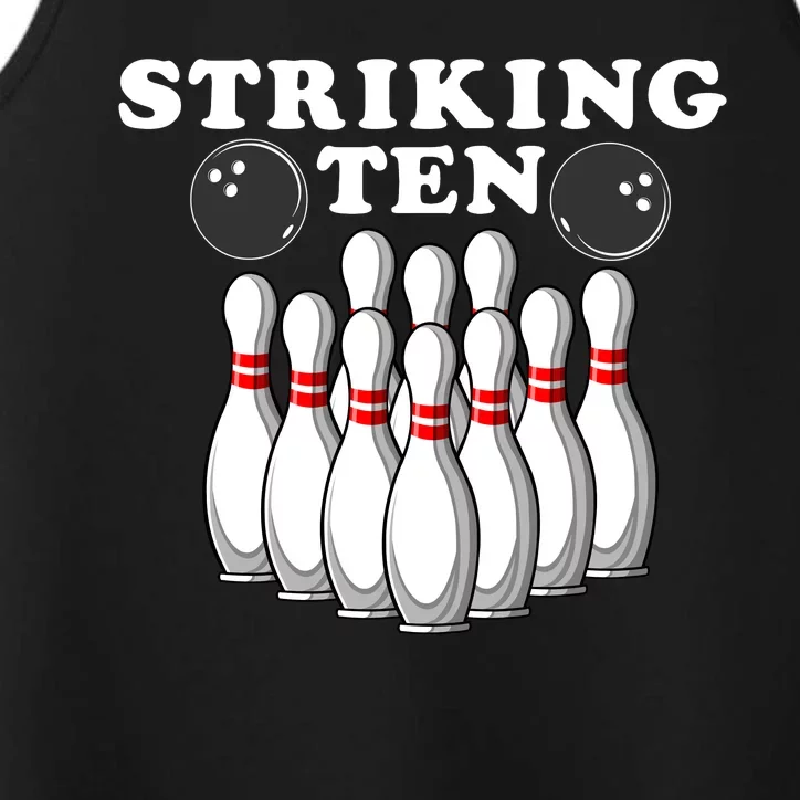 Bowling Striking Ten Performance Tank