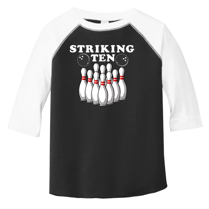 Bowling Striking Ten Toddler Fine Jersey T-Shirt