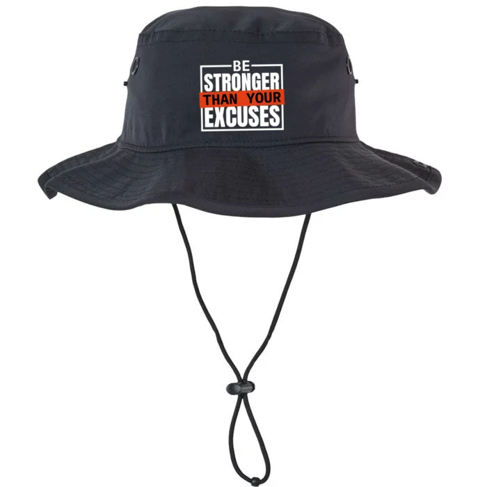 Be Stronger Than Your Excuses Inspiration Quotes Great Gift Legacy Cool Fit Booney Bucket Hat