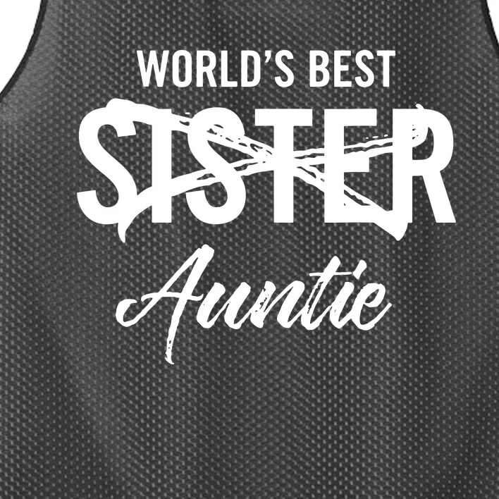 Best Sister To Aunt Pregnancy Announcement Mesh Reversible Basketball Jersey Tank