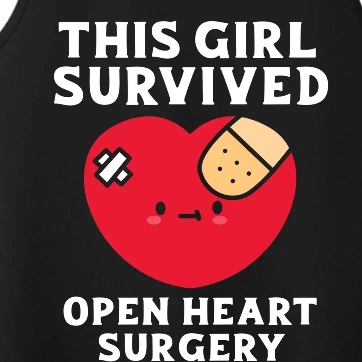 Bypass Surgery This Survived Open Heart Surgery Gift Performance Tank