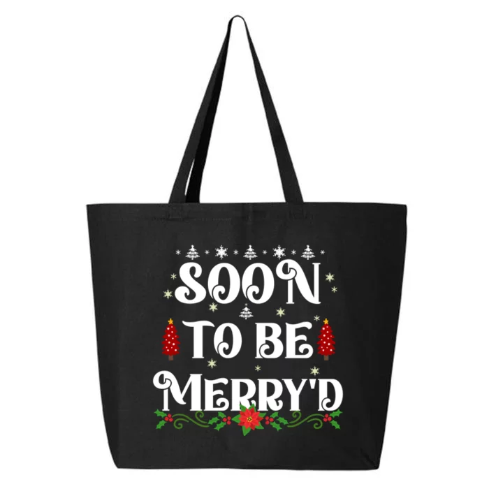 Bride Soon To Be Married MerryD Christmas Groom Couples 25L Jumbo Tote