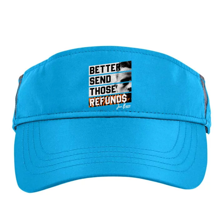 Better Send Those Refunds Cincinnati Football Fan Adult Drive Performance Visor