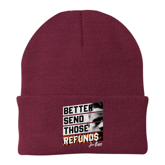 Better Send Those Refunds Cincinnati Football Fan Knit Cap Winter Beanie