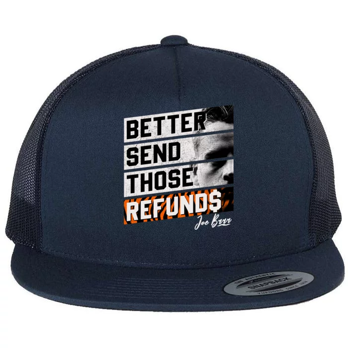 Better Send Those Refunds Cincinnati Football Fan Flat Bill Trucker Hat