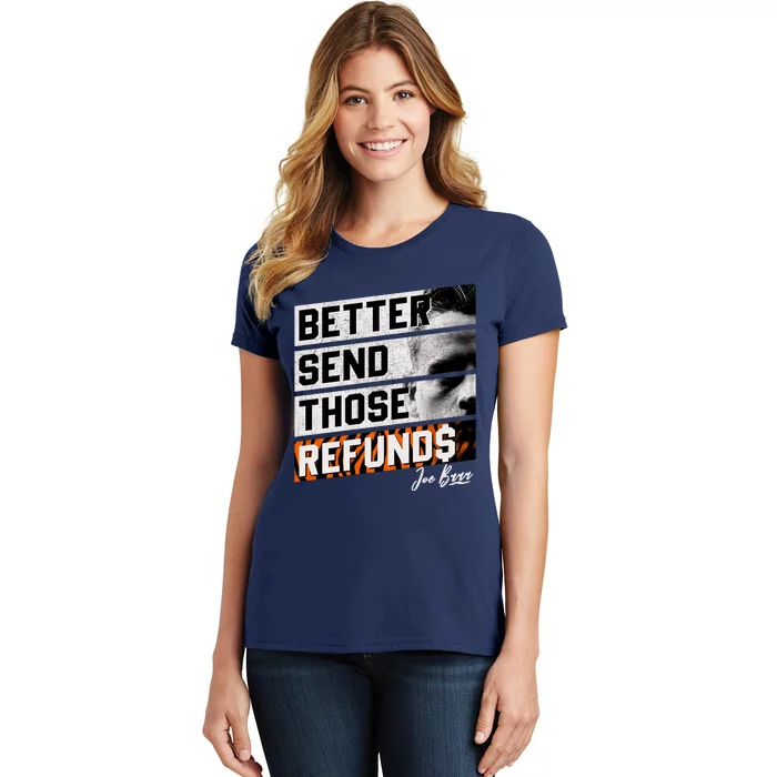 Better Send Those Refunds Cincinnati Football Fan Women's T-Shirt