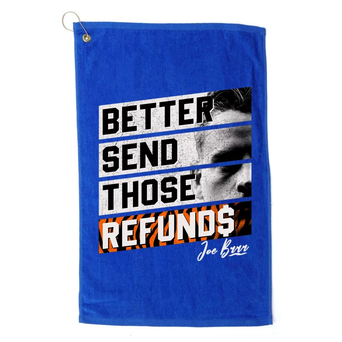 Better Send Those Refunds Cincinnati Football Fan Platinum Collection Golf Towel