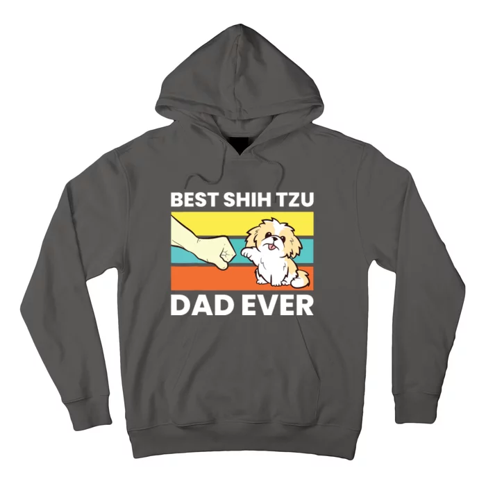 Best Shih Tzu Dad Ever Funny Shih Tzu Hoodie