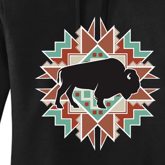 Buffalo Southwest Tribal Women's Pullover Hoodie