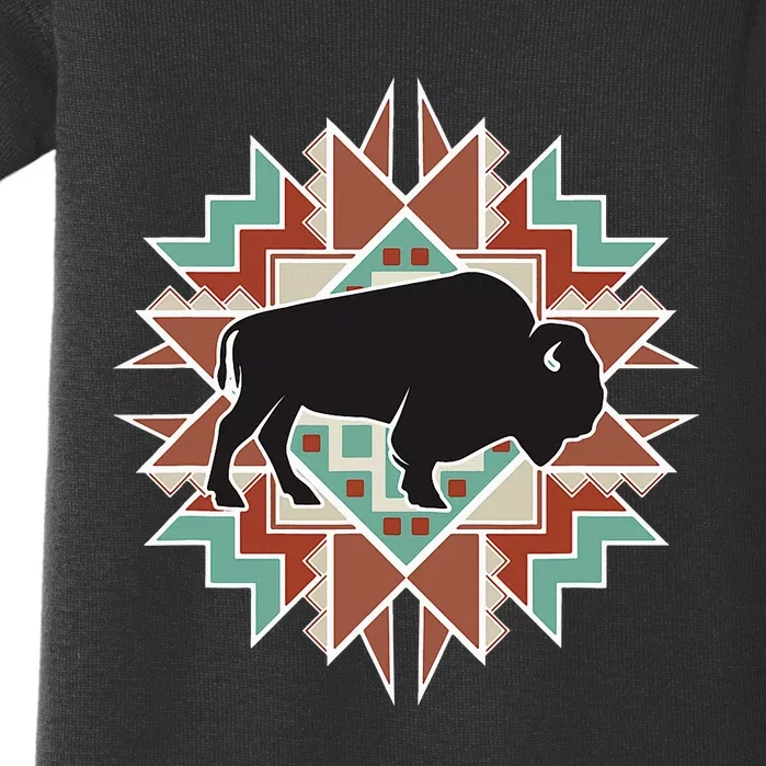 Buffalo Southwest Tribal Baby Bodysuit