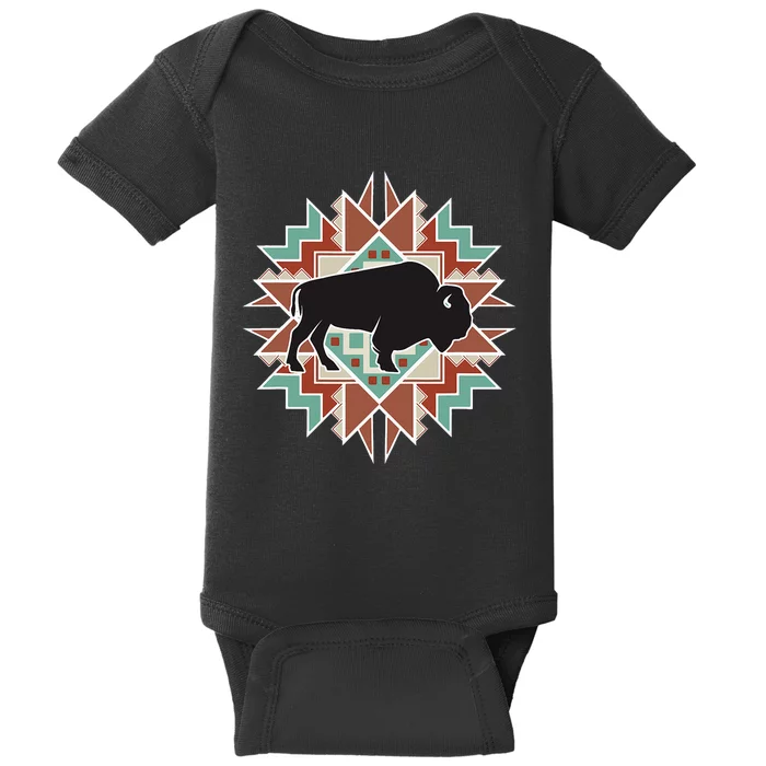 Buffalo Southwest Tribal Baby Bodysuit