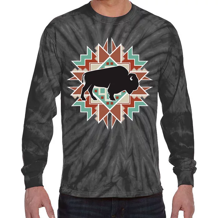 Buffalo Southwest Tribal Tie-Dye Long Sleeve Shirt