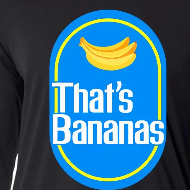 Banana Squad That's Banana Halloween Costume Cooling Performance Long Sleeve Crew