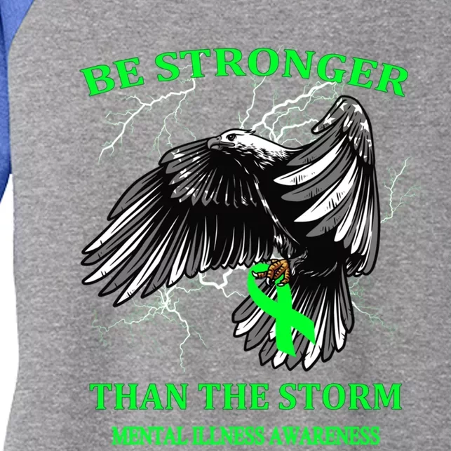 Be Stronger Than The Storm Tal Illness Great Gift Women's Tri-Blend 3/4-Sleeve Raglan Shirt