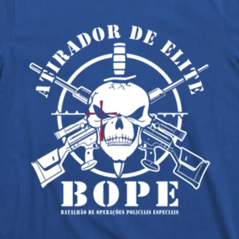 Bope Sniper Team Atirador De Elite Brazil Military Police Gift T-Shirt