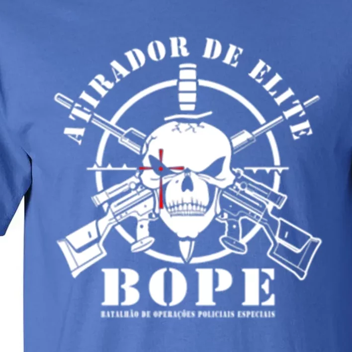 Bope Sniper Team Atirador De Elite Brazil Military Police Gift Tall T-Shirt