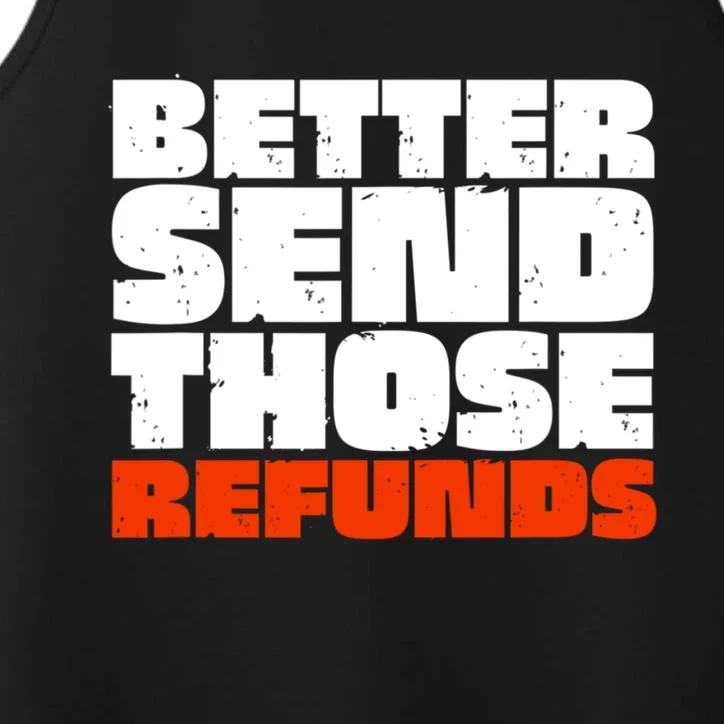 Better Send Those The Refunds Cincy Cincinnati Football Performance Tank