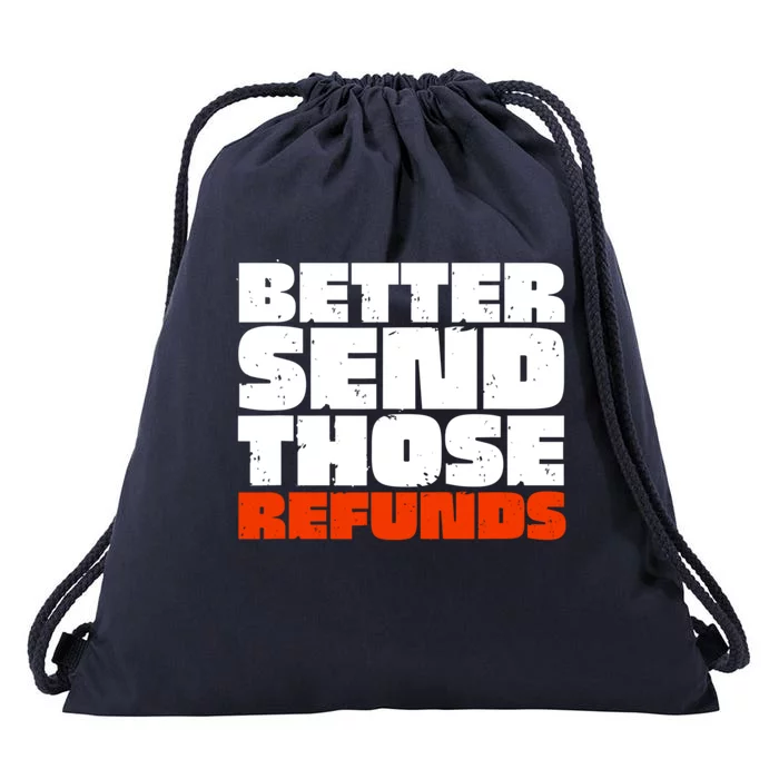 Better Send Those The Refunds Cincy Cincinnati Football Drawstring Bag