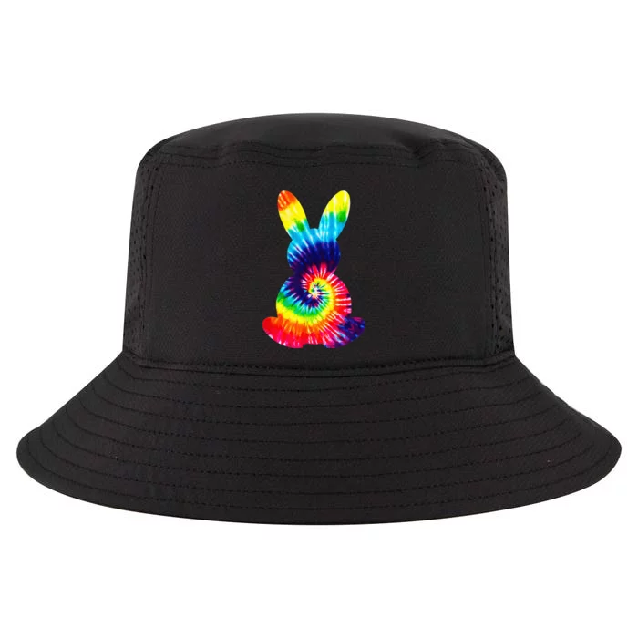 Bunny Silhouette Tie Dye, Funny Boy Girl Kid Cool Comfort Performance Bucket Hat