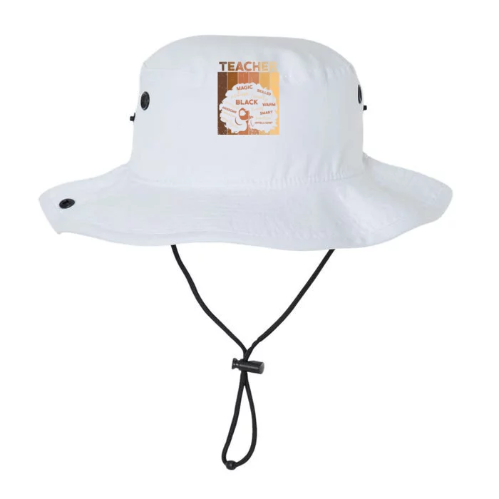 Black Smart Teacher Afro Melanin African American Retro Gift Legacy Cool Fit Booney Bucket Hat