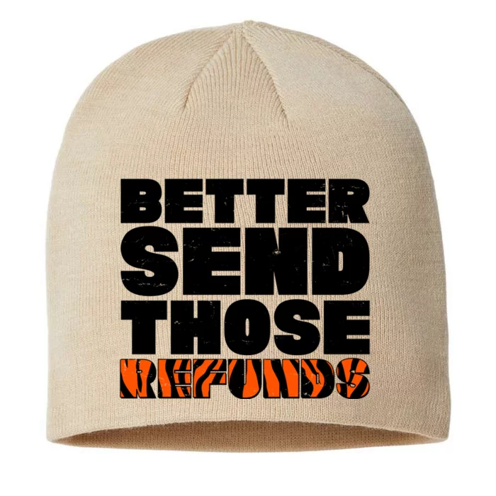 Better Send Those Refunds Cincinnati Football 8 1/2in Sustainable Knit Beanie