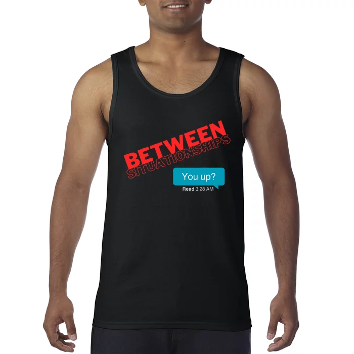 Between Situationship Text Tank Top