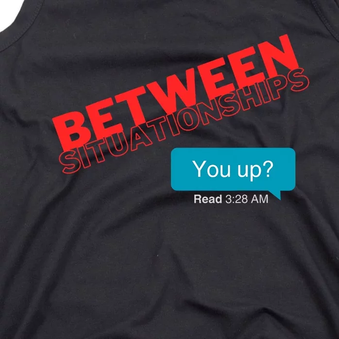 Between Situationship Text Tank Top