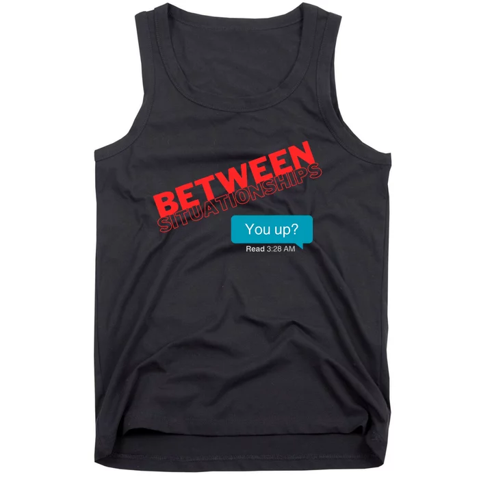 Between Situationship Text Tank Top