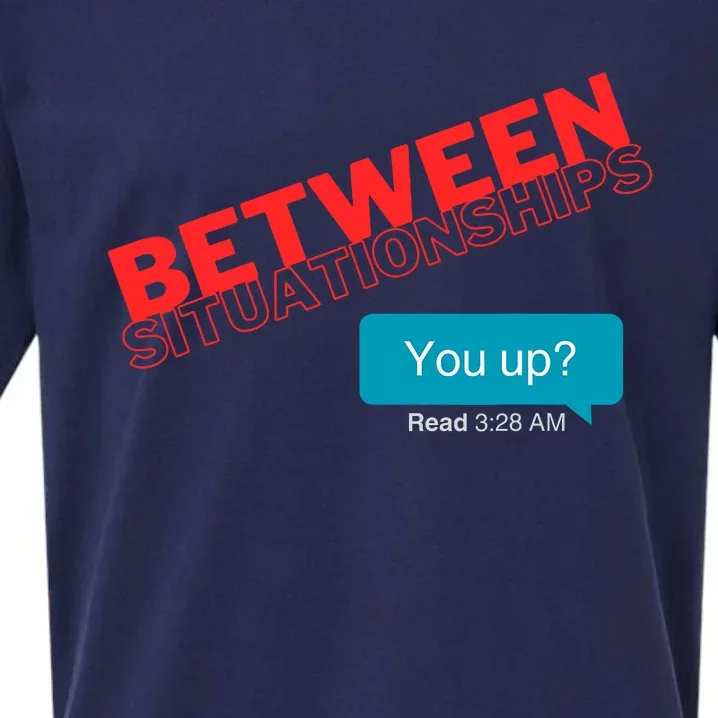 Between Situationship Text Sueded Cloud Jersey T-Shirt