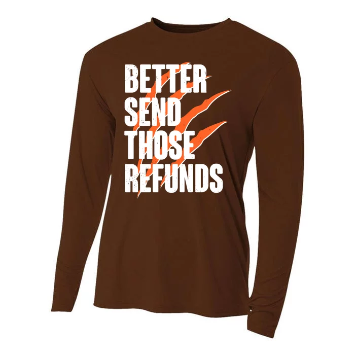 Better Send Those Refunds Cincinnati Football Claw Strike Cooling Performance Long Sleeve Crew