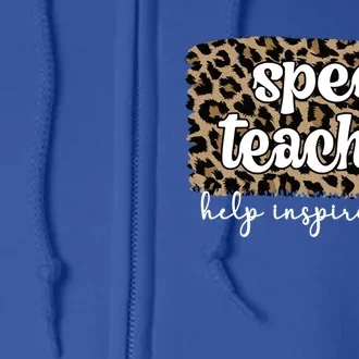 Best Sped Teacher Special Education Teacher Gift Full Zip Hoodie