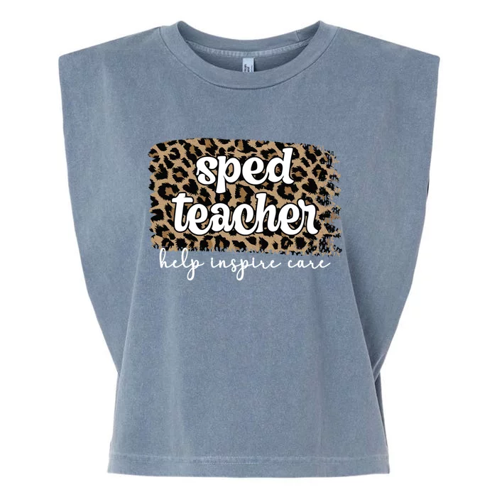 Best Sped Teacher Special Education Teacher Gift Garment-Dyed Women's Muscle Tee