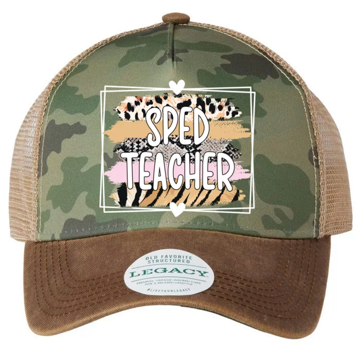 Best Sped Teacher Special Education Teacher Gift Legacy Tie Dye Trucker Hat