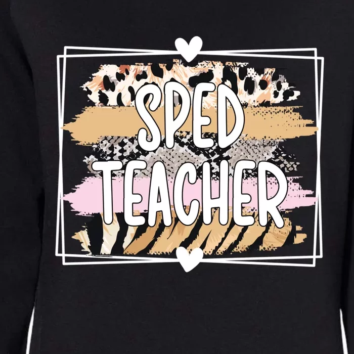 Best Sped Teacher Special Education Teacher Gift Womens California Wash Sweatshirt